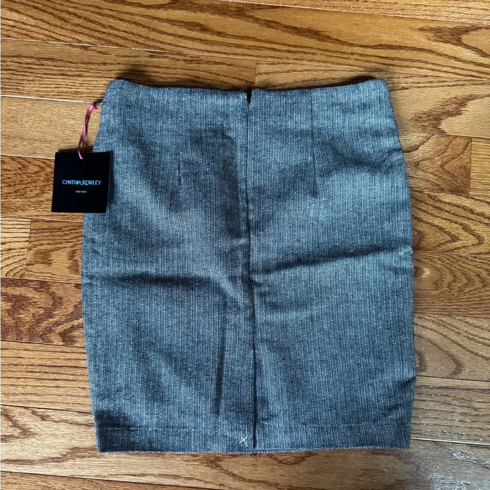 Cynthia Rowley New‎ York Black/White Pattern Skirt